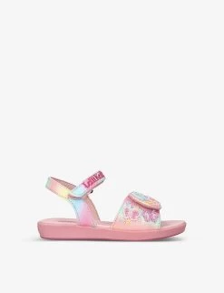 Myla Butterfly-beaded Canvas Sandals 4-11 Years