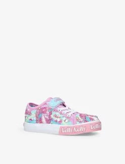 Unicorn-beaded Canvas Low-top Trainers 4-11 Years -Boutique Fashionable Childrens Clothing Store R04069764 MULTOTHER ALT02