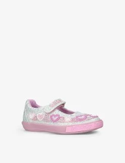 Aurora Heart-beaded Canvas Shoes 3-11 Years -Boutique Fashionable Childrens Clothing Store R04069767 SILVERCOM ALT02
