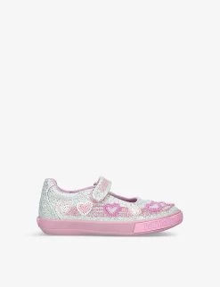 Aurora Heart-beaded Canvas Shoes 3-11 Years