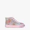 Love Rainbow Canvas Mid-top Trainers 1-4 Years