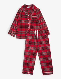 Tartan Cotton Pyjama Set 2-9 Years