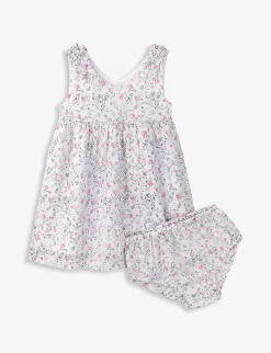 Floral-print Cotton Dress 0-18 Months