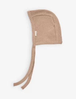 Ribbed Organic Cotton-blend Bonnet 0-6 Months
