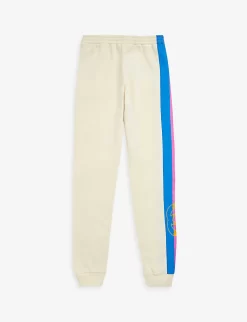 Gucci Logo-print Side-stripe Cotton-jersey Jogging Bottoms 6-10 Years