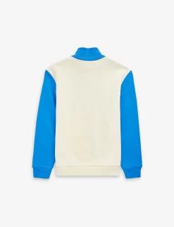 Gucci Logo-print Colour-blocked Cotton-jersey Jacket 6-10 Years -Boutique Fashionable Childrens Clothing Store R04078836 SUNKISSEDMC ALT02