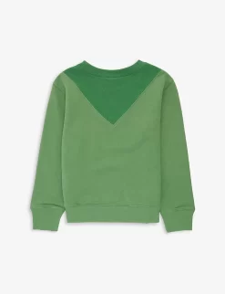 Gucci Tiger Graphic-print Cotton-jersey Sweatshirt 6-12 Years -Boutique Fashionable Childrens Clothing Store R04078837 BASILPESTOMC ALT02