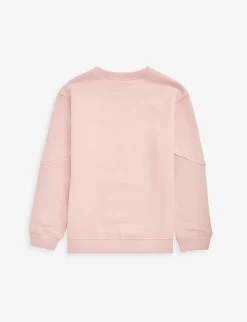 Gucci Logo-print Cotton-jersey Sweatshirt 4-10 Years 5 Gucci Logo-print Cotton-jersey Sweatshirt 4-10 Years -Boutique Fashionable Childrens Clothing Store R04078839 SMOOTHPINKMC ALT02