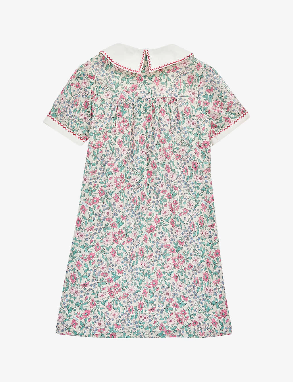 Gucci Floral-print Collared Cotton Dress 4-12 Years 3 Gucci Floral-print Collared Cotton Dress 4-12 Years - Image 3