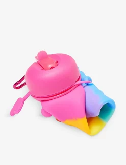 Popem Popit Poppies Silicone Drink Bottle 750ml -Boutique Fashionable Childrens Clothing Store R04078970 RAINBOW ALT02