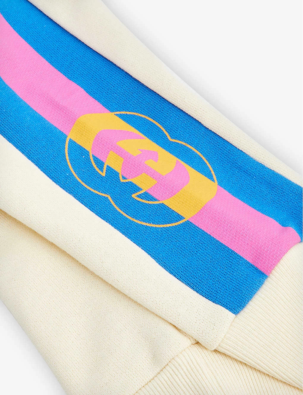 Gucci Logo-print Side-stripe Cotton-jersey Jogging Bottoms 9-36 Months 2 Gucci Logo-print Side-stripe Cotton-jersey Jogging Bottoms 9-36 Months - Image 2