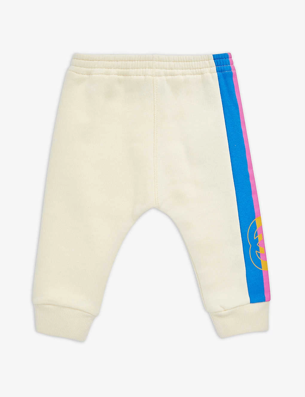 Gucci Logo-print Side-stripe Cotton-jersey Jogging Bottoms 9-36 Months 1 Gucci Logo-print Side-stripe Cotton-jersey Jogging Bottoms 9-36 Months