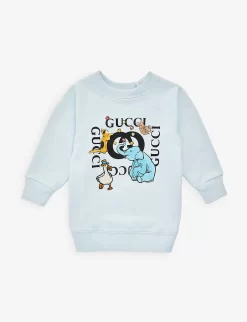 Gucci Graphic-print Cotton-jersey Sweatshirt 6-36 Months