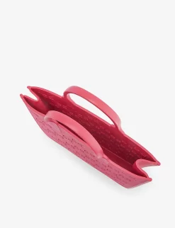 Gucci Kids' GG Perforated Rubber Tote Bag -Boutique Fashionable Childrens Clothing Store R04079400 HOTCAMELIAHOTCAME ALT03