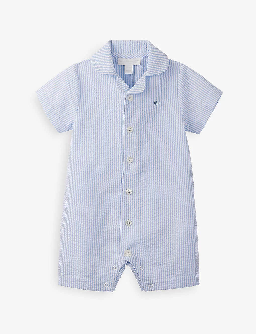 Fish-embroidered Organic-cotton Romper Newborn-24 Months 1 Fish-embroidered Organic-cotton Romper Newborn-24 Months