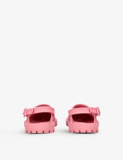 Gucci Elea G-logo Rubber Platform Mules 5-8 Years -Boutique Fashionable Childrens Clothing Store R04086293 PINK ALT03