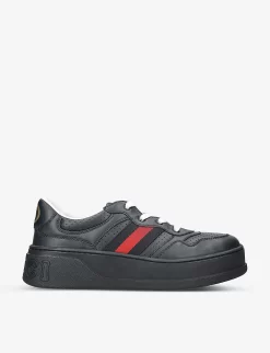 Gucci Chunky B Logo-printed Leather Low-top Trainers 5-8 Years