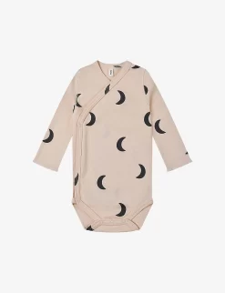 Abstract-print Organic-cotton Bodysuit 0-12 Months