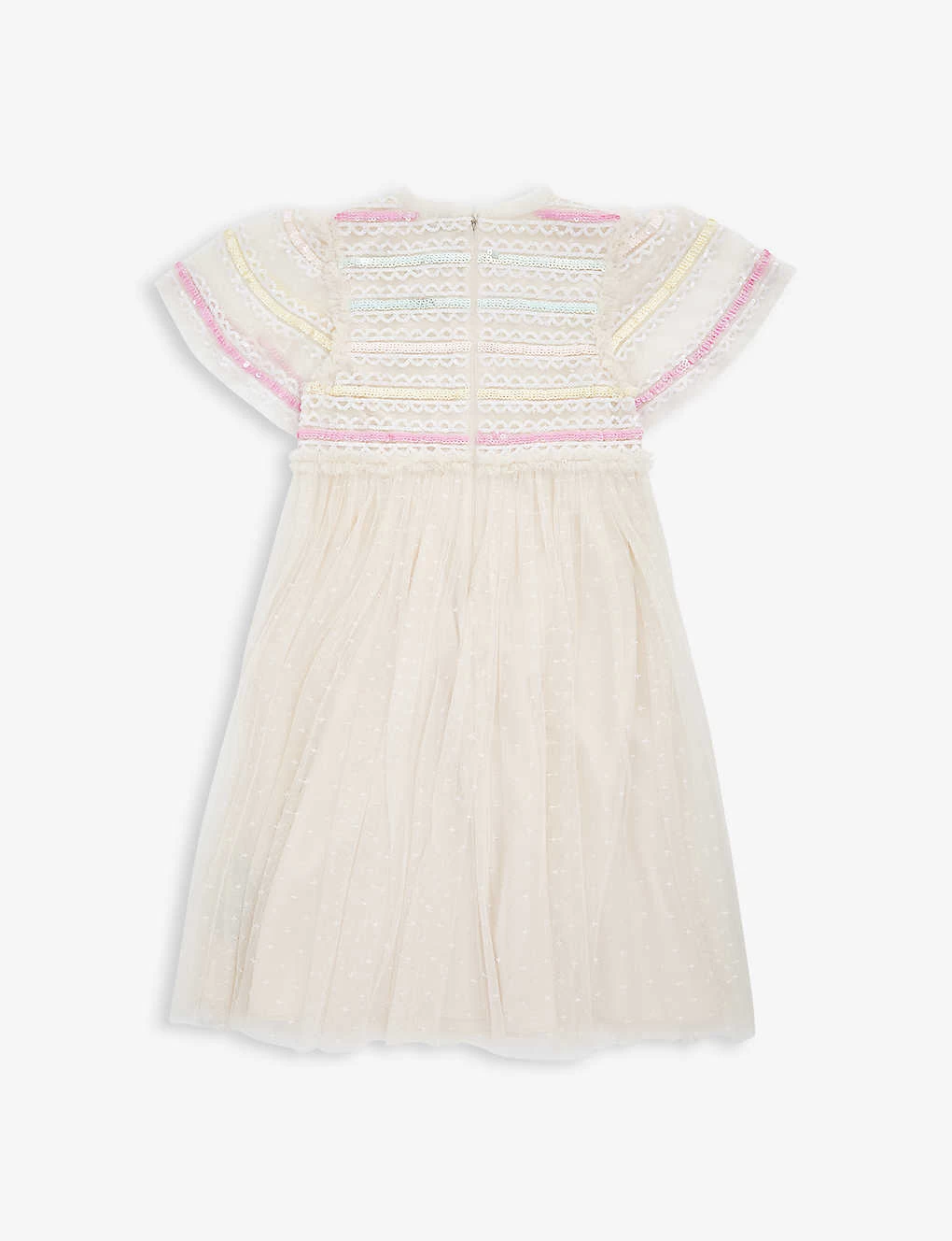 Striped Sequin-embellished Woven Dress 4-10 Years 3 Striped Sequin-embellished Woven Dress 4-10 Years - Image 3