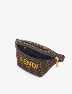 FENDI Monogram-print Recycled-nylon Bumbag -Boutique Fashionable Childrens Clothing Store R04093219 MOGPANNTAXIP ALT03