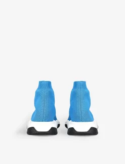 Balenciaga Speed Stretch-knit Trainers 3-7 Years 8 Balenciaga Speed Stretch-knit Trainers 3-7 Years -Boutique Fashionable Childrens Clothing Store R04093813 BLUE ALT03