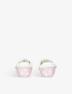 Dolce & Gabbana Monogram-print Leather Pre-walker Booties 0-1 Years -Boutique Fashionable Childrens Clothing Store R04097299 PALEPINK ALT03