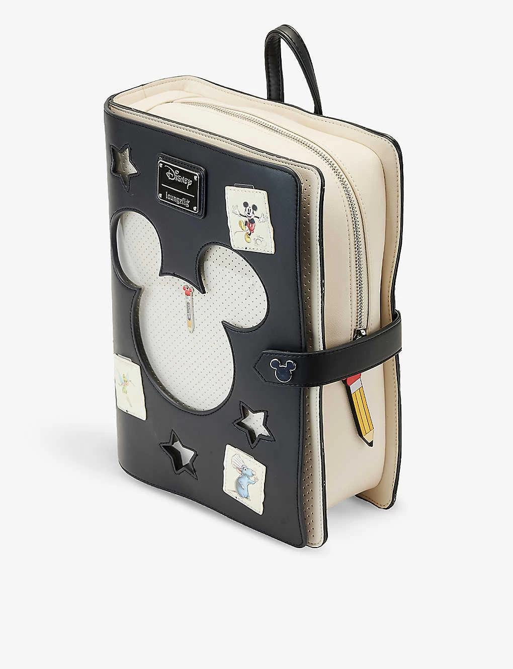 LOUNGEFLY Disney 100th Anniversary Sketchbook Faux-leather Kids' Backpack 2 LOUNGEFLY Disney 100th Anniversary Sketchbook Faux-leather Kids' Backpack - Image 2