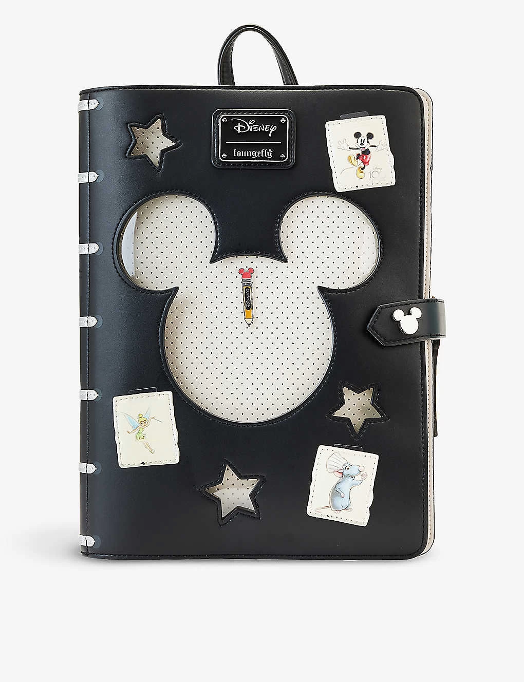 LOUNGEFLY Disney 100th Anniversary Sketchbook Faux-leather Kids' Backpack 1 LOUNGEFLY Disney 100th Anniversary Sketchbook Faux-leather Kids' Backpack