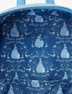 LOUNGEFLY Disney Cinderella Faux-leather Kids' Backpack -Boutique Fashionable Childrens Clothing Store R04100645 ALT03