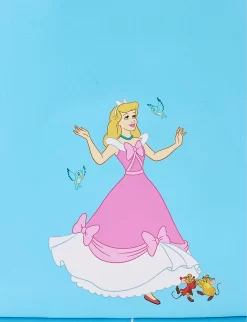 LOUNGEFLY Disney Cinderella Faux-leather Kids' Backpack -Boutique Fashionable Childrens Clothing Store R04100645 ALT04