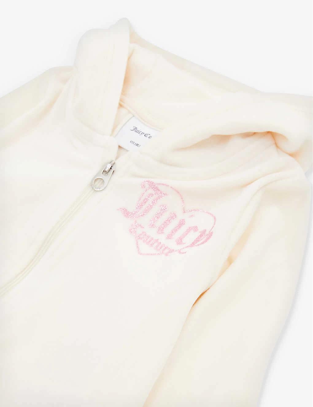 Juicy Couture Glittered-logo Stretch-velour Two-piece Tracksuit Set 12-36 Months 2 Juicy Couture Glittered-logo Stretch-velour Two-piece Tracksuit Set 12-36 Months - Image 2