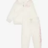 Juicy Couture Glittered-logo Stretch-velour Two-piece Tracksuit Set 12-36 Months