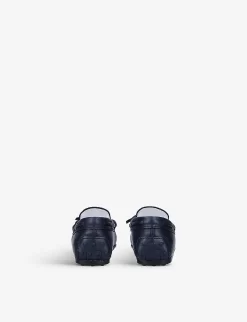 Laccetto Nuovo Gommini Leather Driving Shoes 1-5 Years -Boutique Fashionable Childrens Clothing Store R04107254 NAVY ALT03