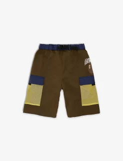 Logo-print Mid-rise Cotton-blend Shorts 7-9 Years