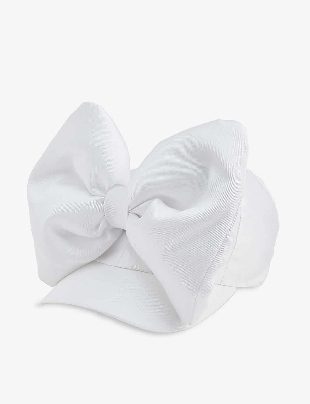 Bow-embellished Woven Baseball Cap 4 Bow-embellished Woven Baseball Cap - Image 4