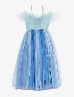 Disney X Tutu Du Monde Frozen Forever Sequin-embellished Tulle Dress 4-11 Years -Boutique Fashionable Childrens Clothing Store R04110814 ARANDELLEBLUE ALT02
