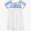 Embroidered Cotton Dress 3-14 Years