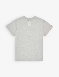 Billionaire Boys Club Arch Logo-print T-shirt 4-12 Years -Boutique Fashionable Childrens Clothing Store R04121626 HEATHERGREY ALT02