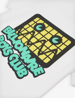 Billionaire Boys Club Jumble Robot Graphic-print Cotton-jersey T-shirt 4-12 Years -Boutique Fashionable Childrens Clothing Store R04121632 WHITE ALT01