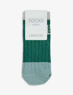Liewood Baby Silas Pack Of Four Cotton Socks