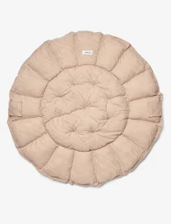 Liewood Ola Stripe Organic-cotton Baby Nest -Boutique Fashionable Childrens Clothing Store R04122038 STRIPETUSCROSESANDY ALT02