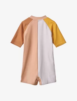 Liewood Max Colour-block Stretch Recycled-polyester Swim Jumpsuit 3 Months - 2 Years -Boutique Fashionable Childrens Clothing Store R04122078 YELLOWMELLOWMULTIMIX ALT02