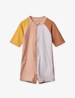 Liewood Max Colour-block Stretch Recycled-polyester Swim Jumpsuit 3 Months - 2 Years
