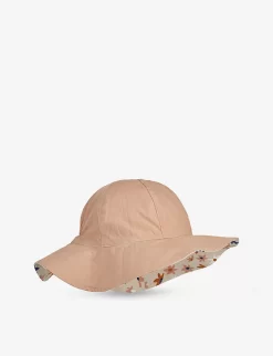 Liewood Amelia Reversible Organic-cotton Sun Hat 3 Months - 10 Years -Boutique Fashionable Childrens Clothing Store R04122083 FLOWERMRKTSANDYMIX ALT02