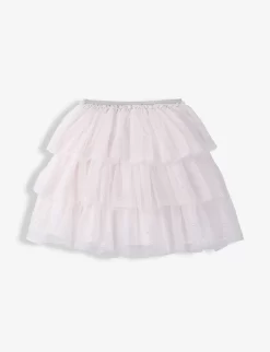 Tiered Cotton And Recycled Polyester-blend Tutu Skirt 0-18 Months