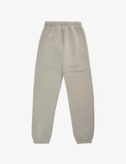 Kids ESSENTIALS Brand-appliqué Cotton-blend Jogging Bottoms -Boutique Fashionable Childrens Clothing Store R04126000 SEAL ALT02