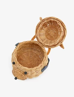 Meri-Meri Bear Rattan Cross-body Bag -Boutique Fashionable Childrens Clothing Store R04128015 MULTI ALT03