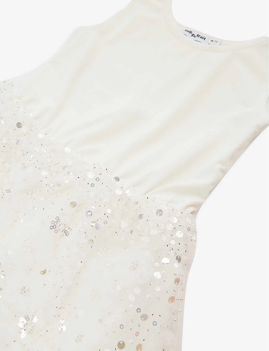 SELF PORTRAIT Sequin-embellished Sleeveless Stretch-woven Dress 3-12 Years 2 SELF PORTRAIT Sequin-embellished Sleeveless Stretch-woven Dress 3-12 Years - Image 2