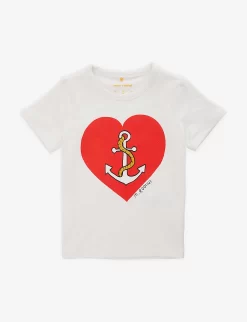 Mini Rodini Graphic-print Stretch-cotton T-shirt