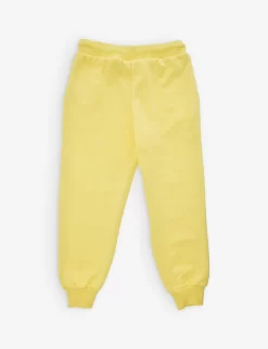 Mini Rodini Graphic-print Elasticated-waist Cotton-jersey Jogging Bottoms -Boutique Fashionable Childrens Clothing Store R04131148 YELLOW ALT02